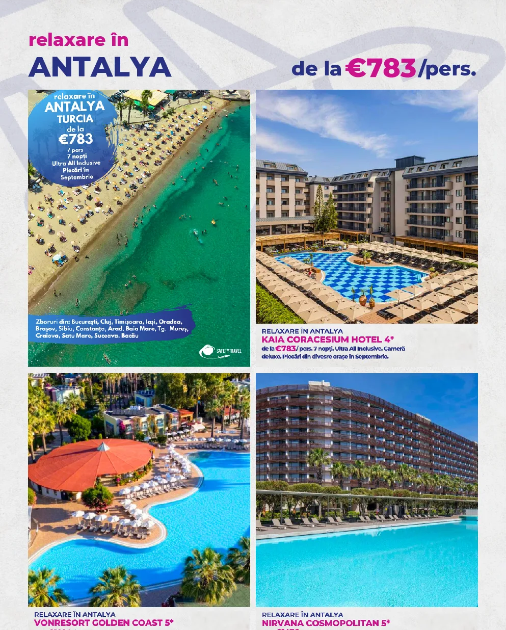 Antalya: cum alegi o vacanță all-inclusive
