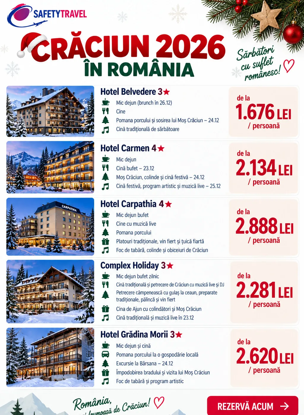 Crăciun 2026 în România